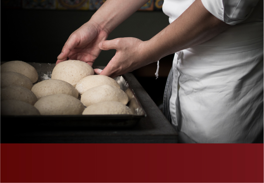Menu item development in the test kitchen